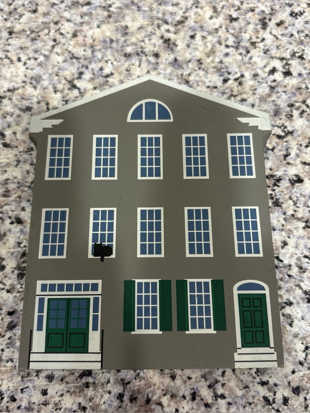 CAT'S MEOW COLLECTIBLES CIVIL WAR COLLECTION wooden art WILLS HOUSE 1997 #1506